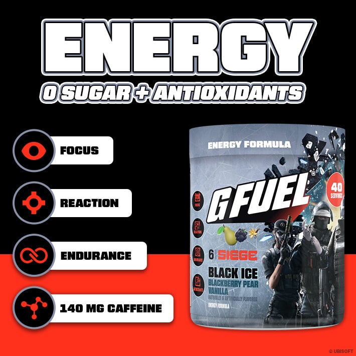 G FUEL| Black Ice Remastered Tub 