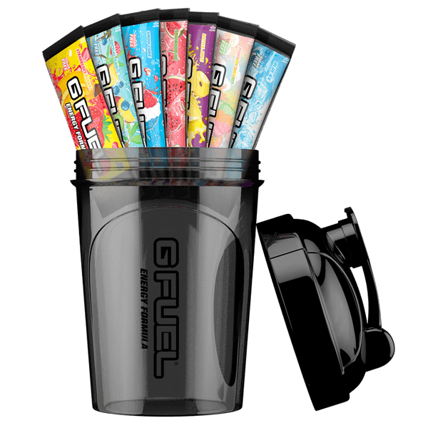 G FUEL® on X: 💦 THE #GFUEL STARTER KIT 💦 🥤 1 SHAKER 🌈 7 DIFFERENT  FLAVORS INCLUDED 🏆 142,000 SHOPPER RATINGS 🎮 THE OFFICIAL ENERGY DRINK OF  ESPORTS® GET YOURS:  🛒🛍  /  X