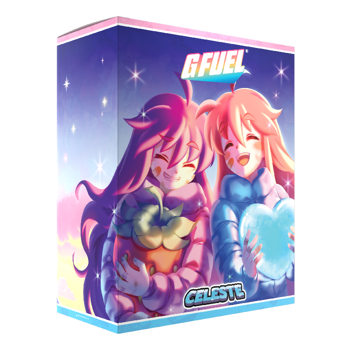 G FUEL| Celeste Strawberry Collector's Box Tub (Collectors Box) 