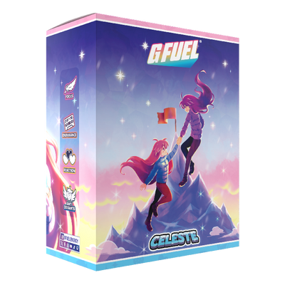 G FUEL| Celeste Strawberry Collector's Box Tub (Collectors Box) 