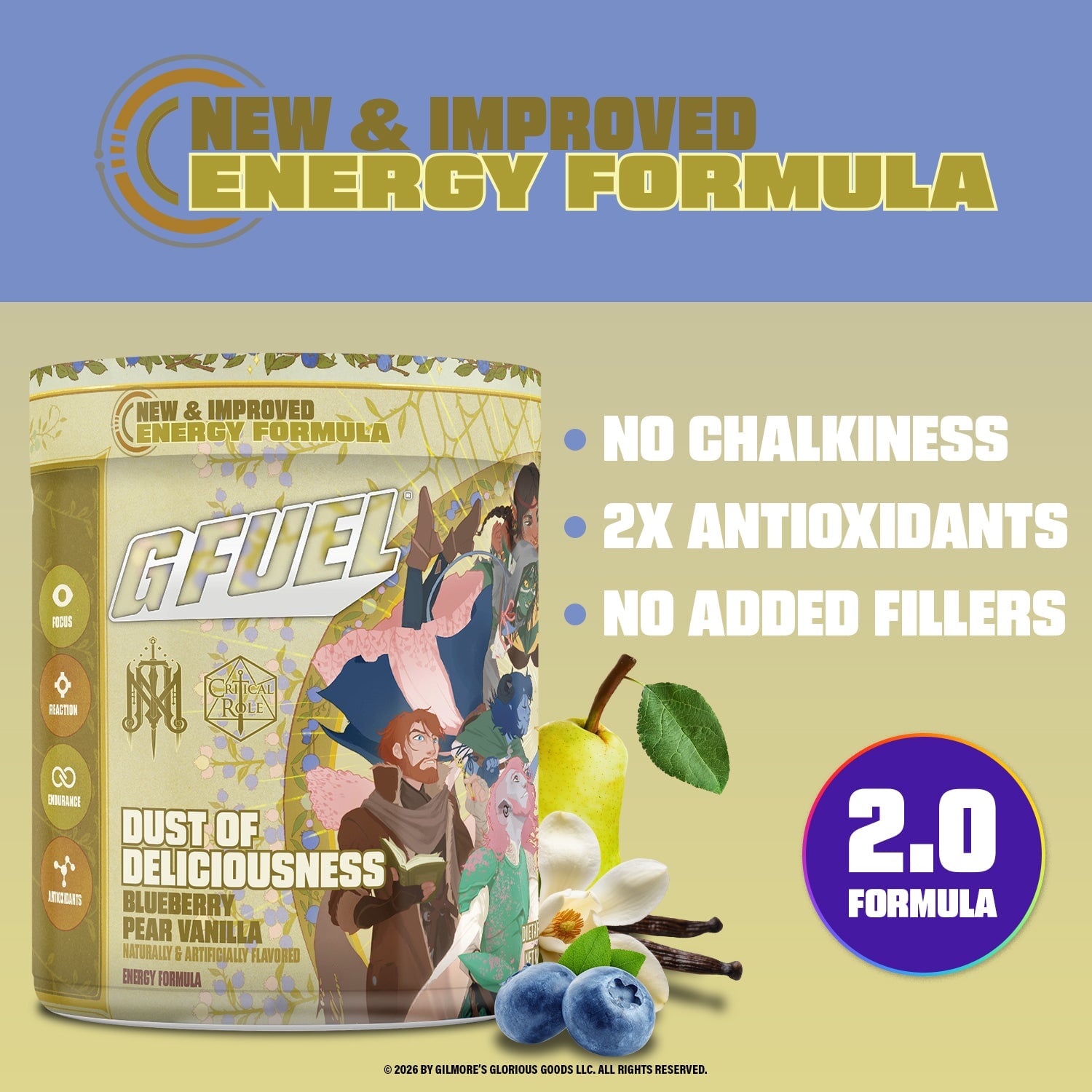 G FUEL| Dust of Deliciousness Tub 