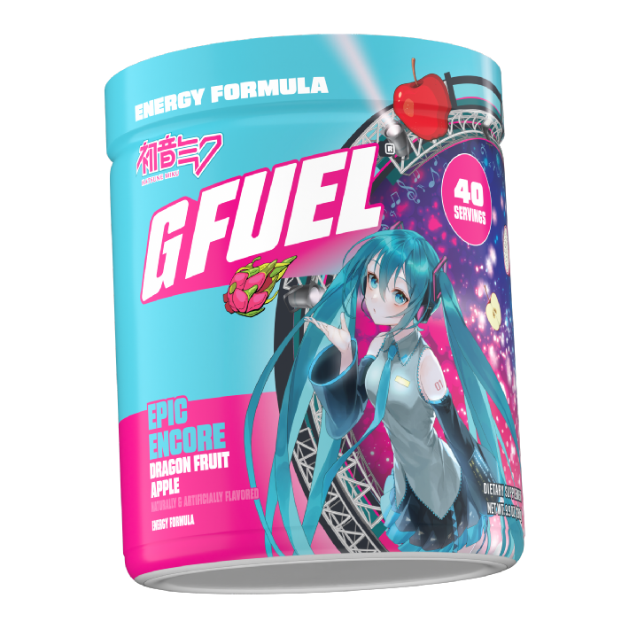 G FUEL x Hatsune Miku | Epic Encore Energy Tub G FUEL x Hatsune Miku | Epic Encore Energy Tub
