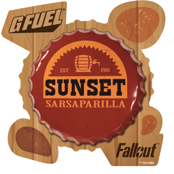 G FUEL| Fallout Bottlecap Magnets Sticker 