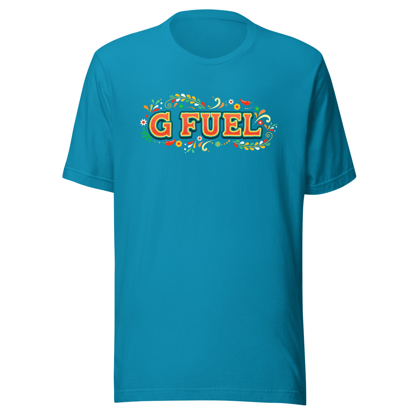 Printful| Fiesta Frenzy T-Shirt Shirt Aqua S 6770768_4021