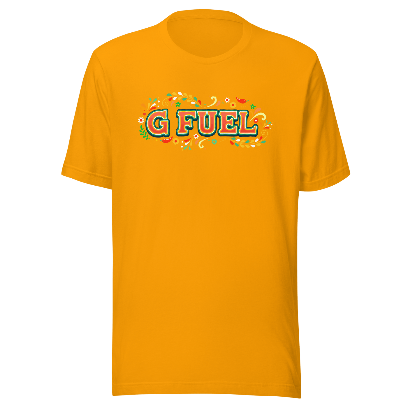 Printful| Fiesta Frenzy T-Shirt Shirt Gold S 6770768_4081