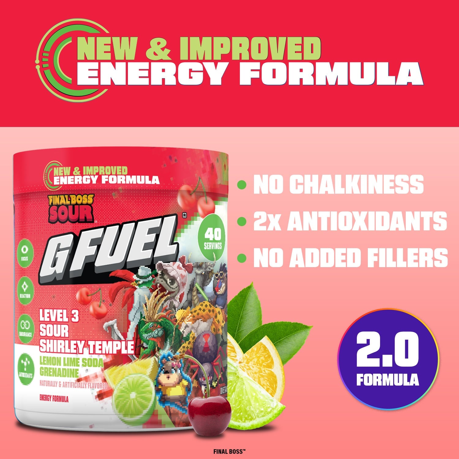 G FUEL| Final Boss Sour Collector’s Box Tub (Collectors Box) 