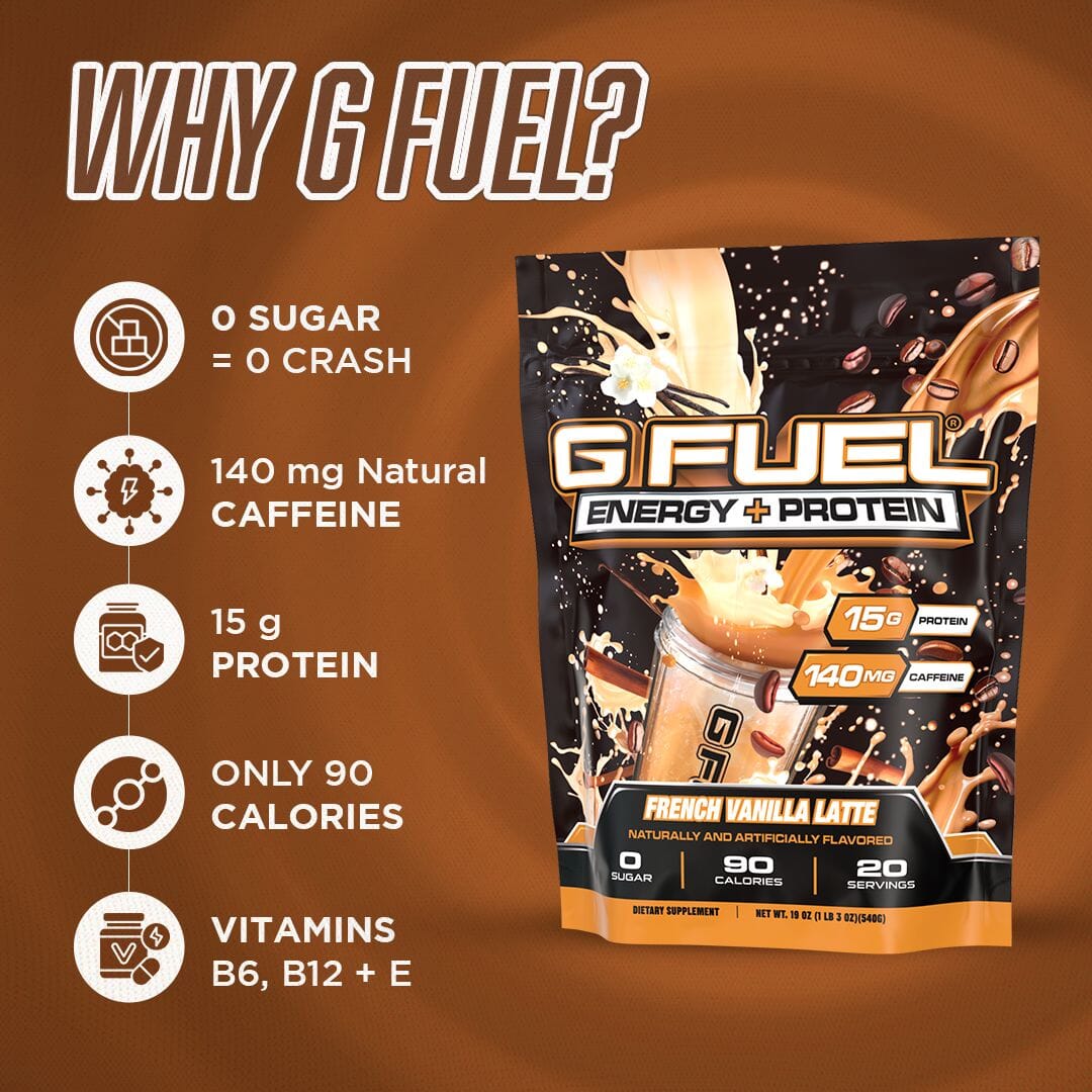 G FUEL| G FUEL Energy + Protein Single-Serving Starter Kit Kit Test 