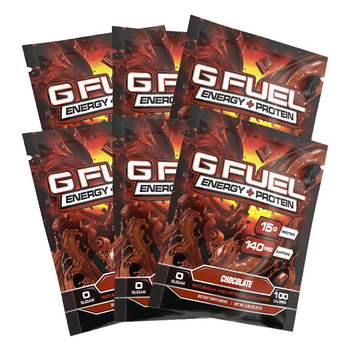 G FUEL| G FUEL Energy + Protein Starter Kit Starter Kit Chocolate I'll Skip the Shaker SK00100