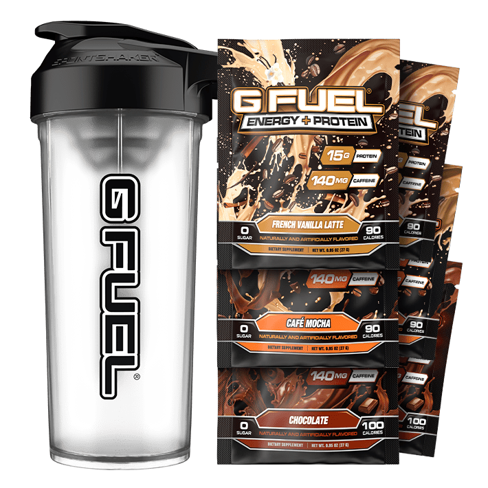 G FUEL| G FUEL Energy + Protein Starter Kit Starter Kit Variety Pack SK00105
