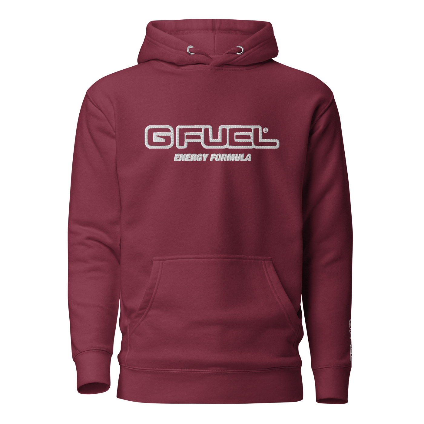 G FUEL| G FUEL Luxe Embroidered Hoodie Maroon S 5280596_11486