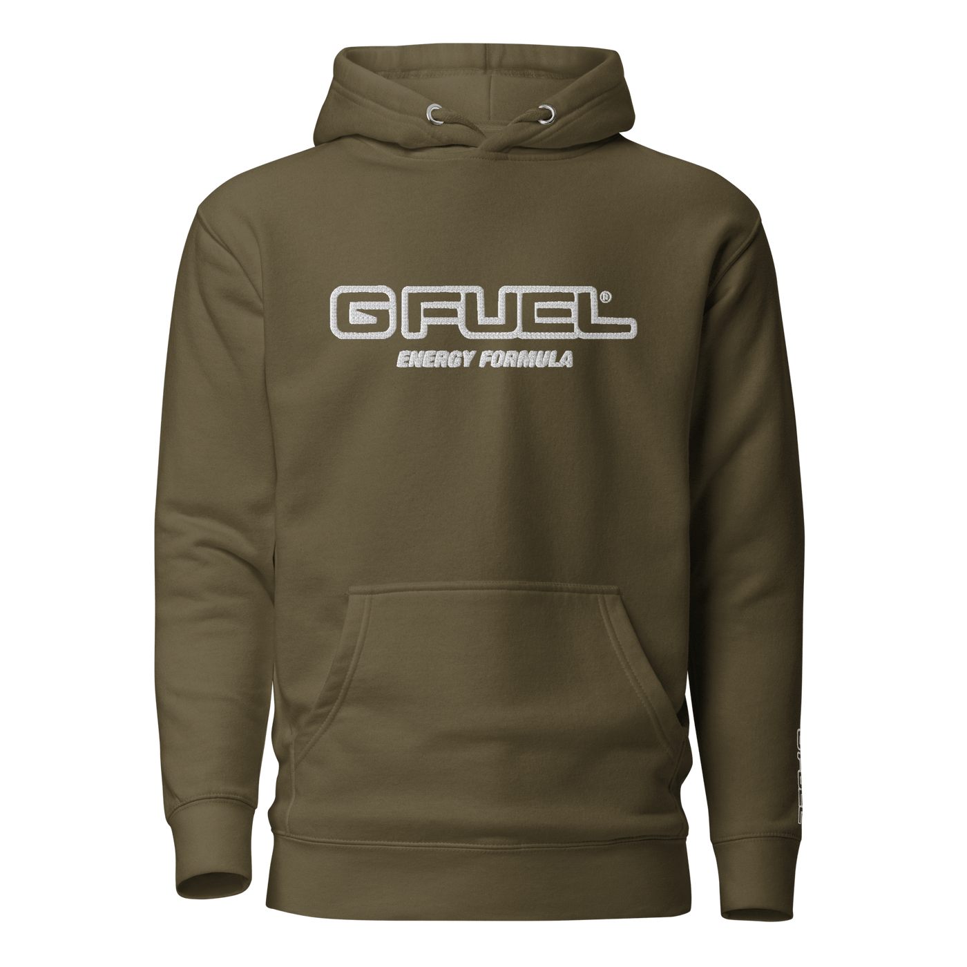 G FUEL| G FUEL Luxe Embroidered Hoodie Military Green S 5280596_13893