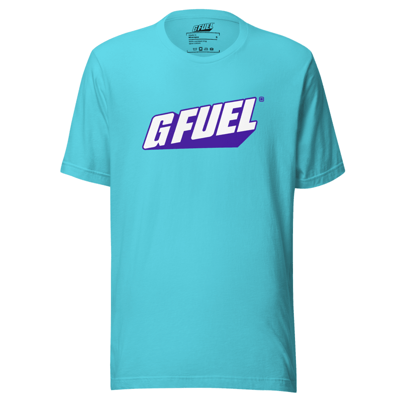 Printful| G FUEL Turquoise Tee Shirt 