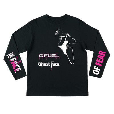 G FUEL| Ghost Face® Stab Stimulant Long-Sleeve Tee Bundle Bundle (Tubs) 