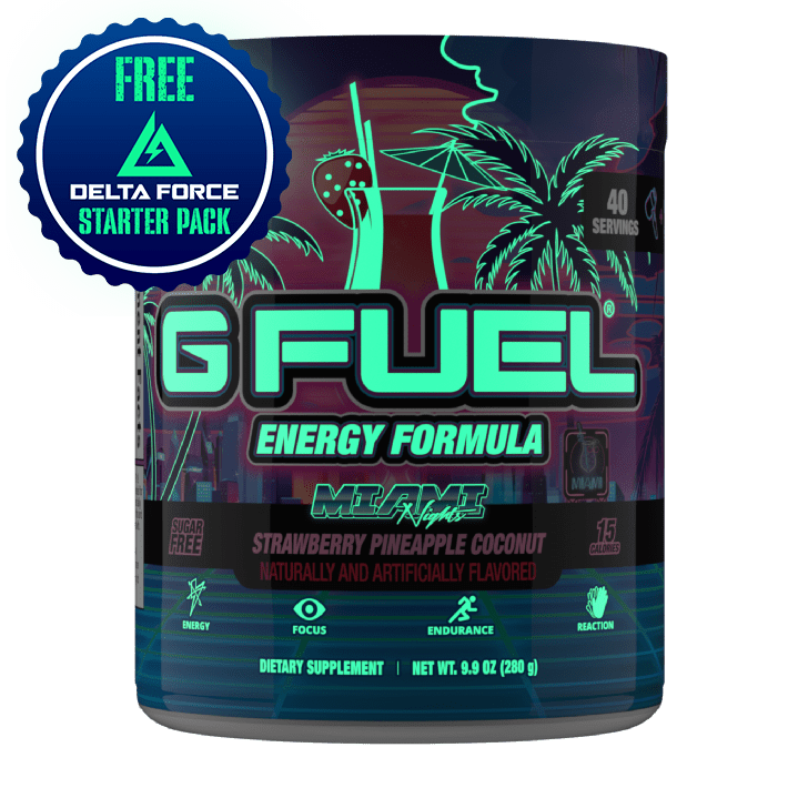 G FUEL| Glow in the Dark Miami Nights Tub 