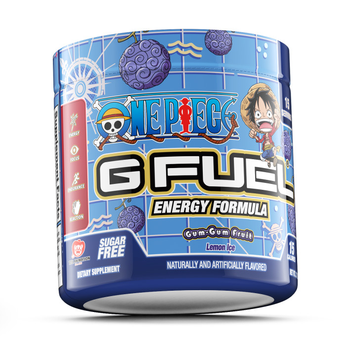 G FUEL x One Piece | Luffy's Gum-Gum Fruit Mini Tubs