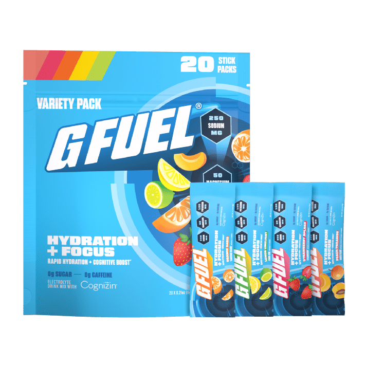 G FUEL| Hydration + Focus Variety Pack Pack 