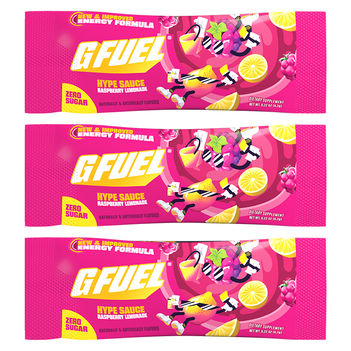 G FUEL| HYPE SAUCE 2.0 (3 Pack) Pack 