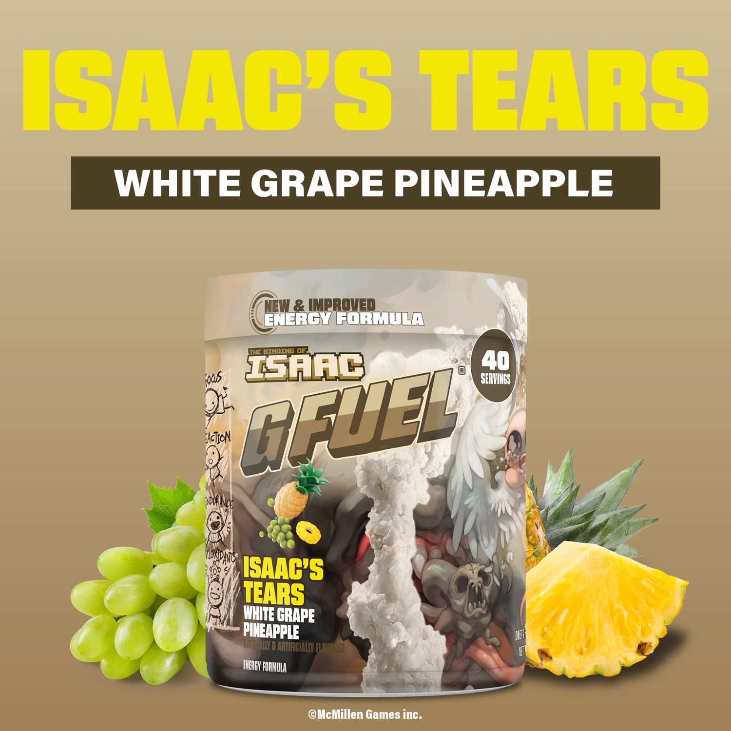 G FUEL| Isaac's Tears 2.0 Tub 