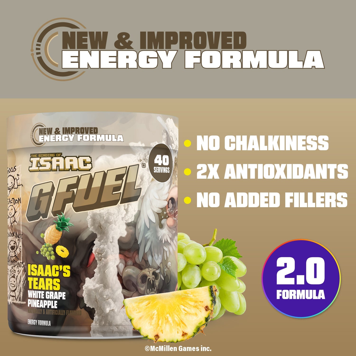 G FUEL| Isaac's Tears 2.0 Tub 