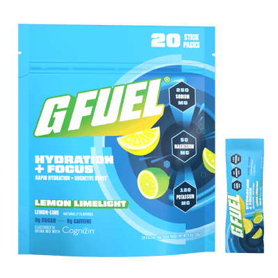 G FUEL| Lemon Limelight Hydration + Focus Pack Pack 