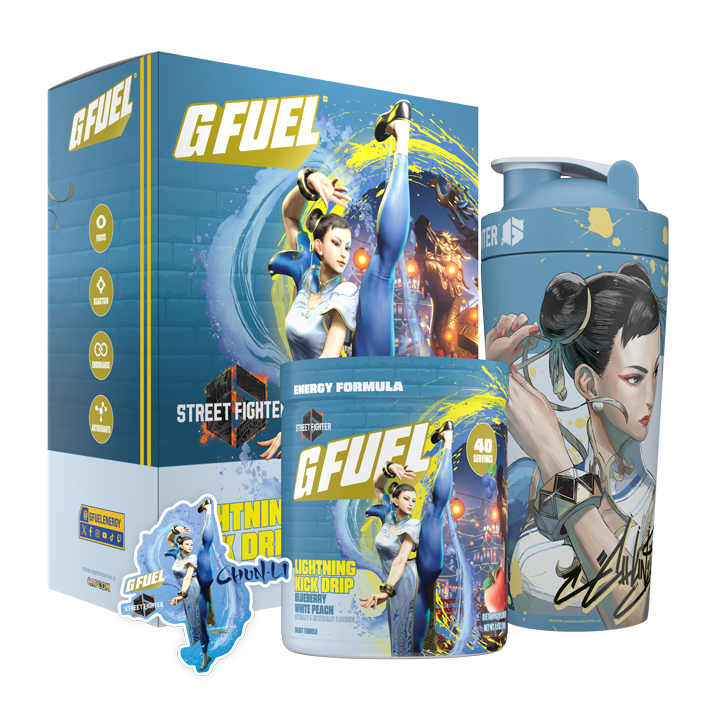G FUEL| Lightning Kick Drip Collector's Box Tub (Collectors Box) 