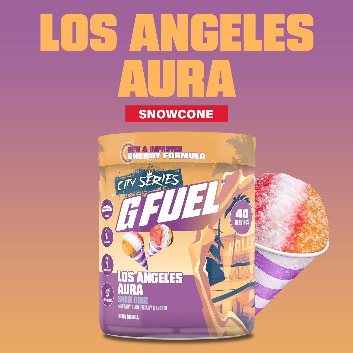 G FUEL| Los Angeles Aura Tub 