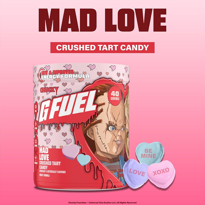 G FUEL X Chucky | Mad Love Energy Tub