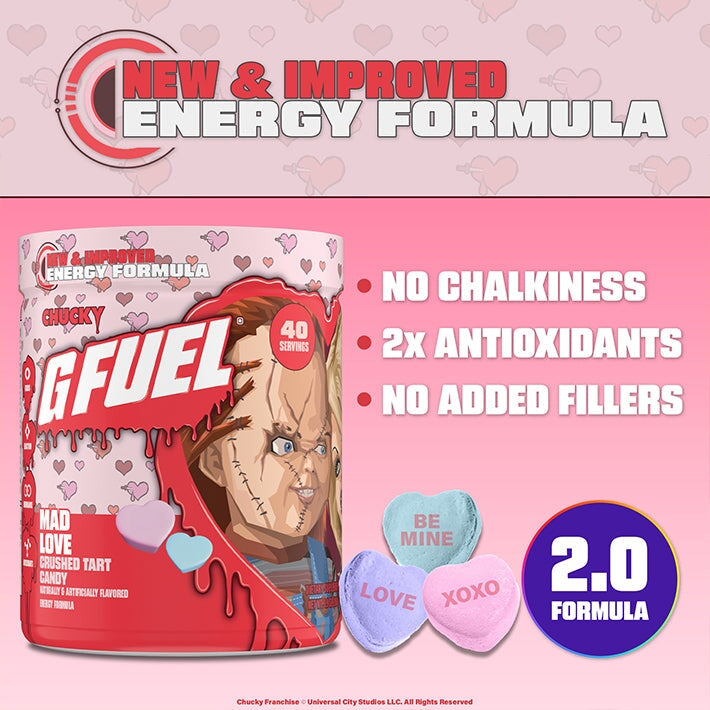 G FUEL X Chucky | Mad Love Energy Tub