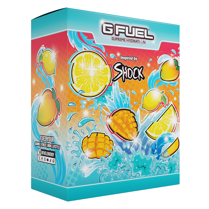 G FUEL| Mango Lemonade Supreme Hydration Collector's Box Tub (Collectors Box) 