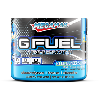 G FUEL| Mega Man™ Blue Bomber Slushee Supreme Hydration Bundle Bundle (Tubs) 