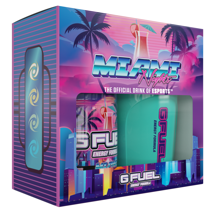 G FUEL| Miami Nights Collector's Box Hidden Product 