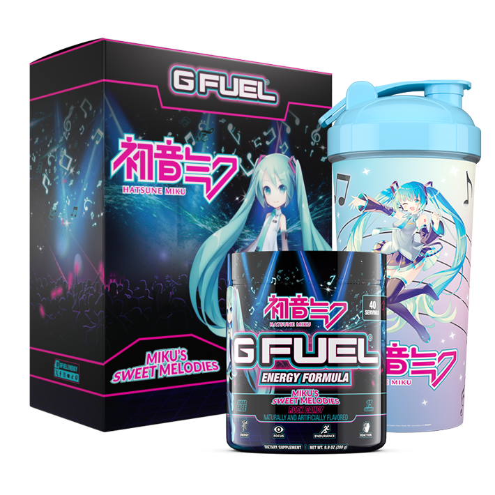 G FUEL| Miku’s Sweet Melodies Collector's Box Tub (Collectors Box) Energy CB-HAT-A1