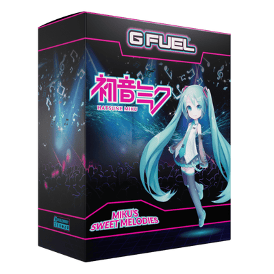 G FUEL| Miku’s Sweet Melodies Collector's Box Tub (Collectors Box) 