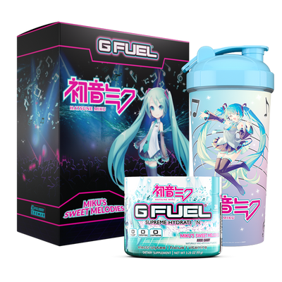 G FUEL| Miku’s Sweet Melodies Collector's Box Tub (Collectors Box) Hydration CB-HAT-B1