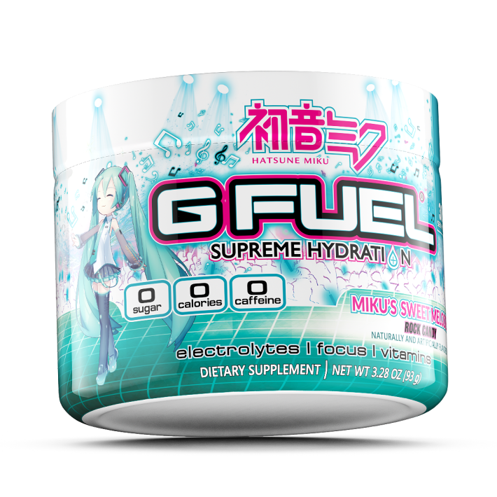 G FUEL| Miku’s Sweet Melodies Collector's Box Tub (Collectors Box) 