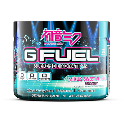 G FUEL| Miku’s Sweet Melodies Stage Collector's Box Tub (Collectors Box) 