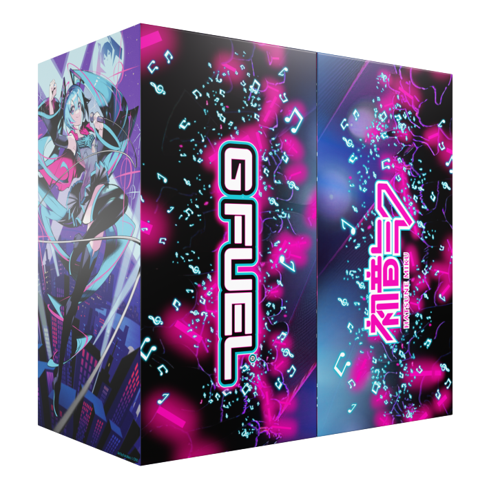 G FUEL| Miku’s Sweet Melodies Stage Collector's Box Tub (Collectors Box) 