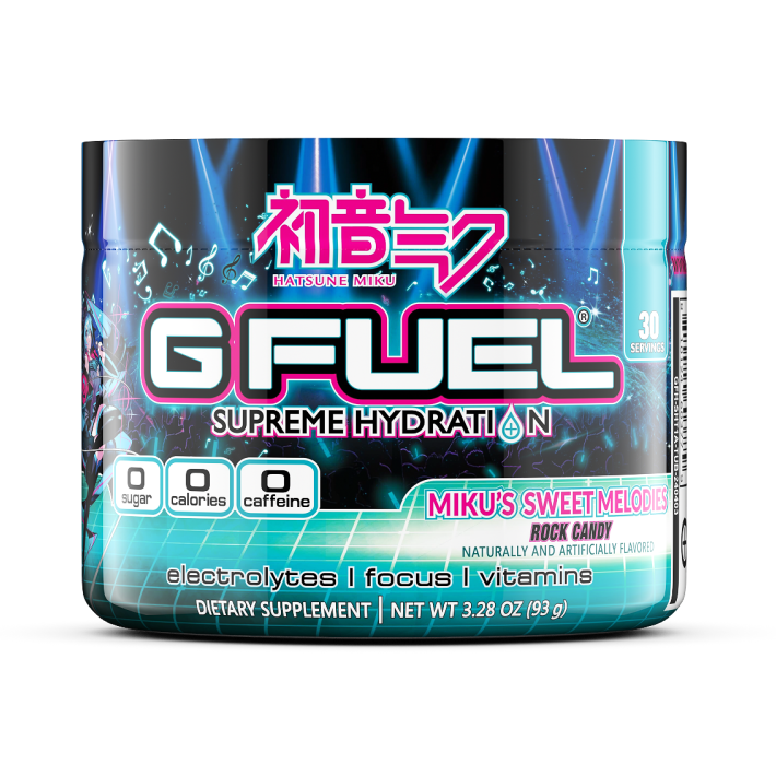 G FUEL| Miku's Sweet Melodies Supreme Hydration Stage Exclusive Hydration Tub 