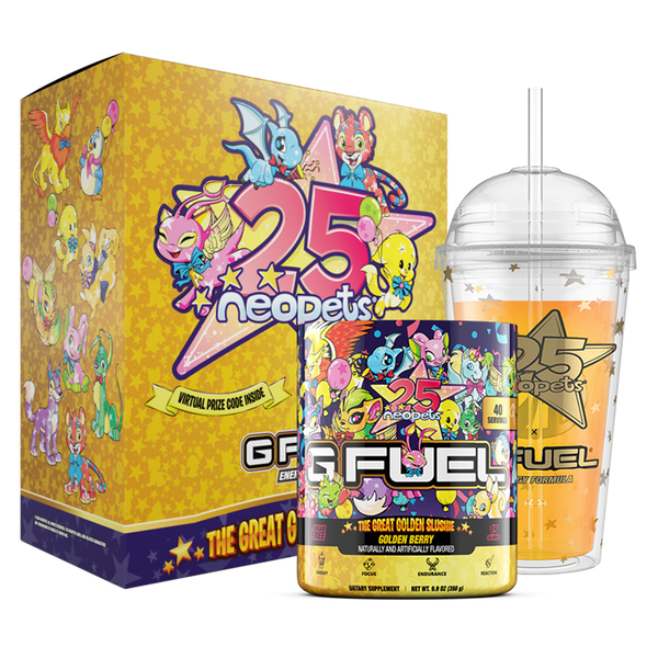 G FUEL x NeoPets | The Great Golden Slushie Collector's Box