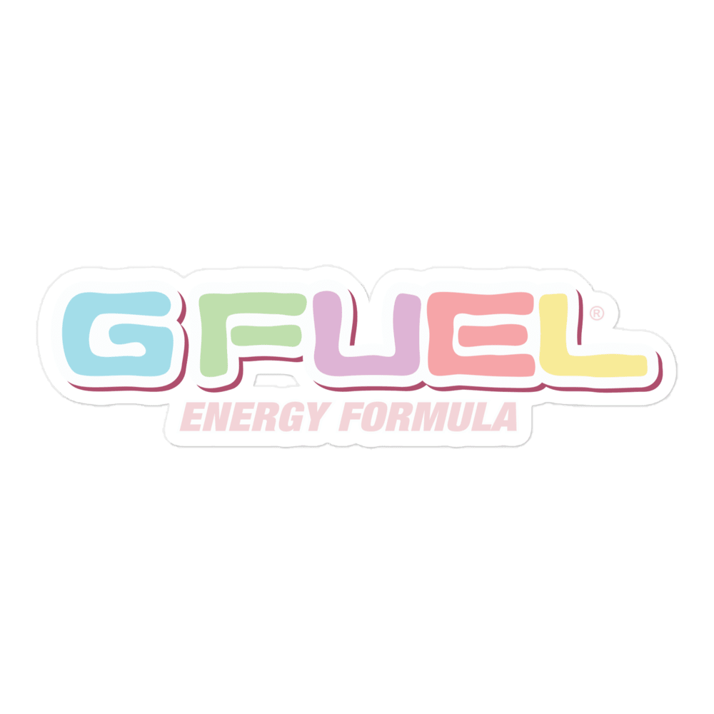 G FUEL Energy Formula | Pastel Drip Sticker