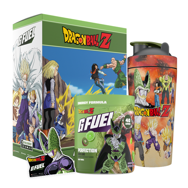 G FUEL x Dragon Ball Z: Cell Saga | Perfection Collector's Box G FUEL x Dragon Ball Z: Cell Saga | Perfection Collector's Box