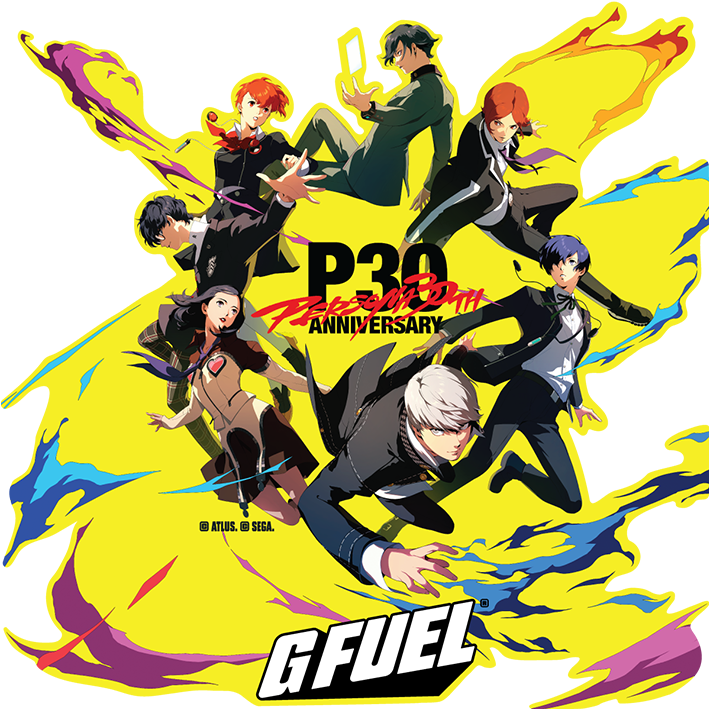 G FUEL| Persona 30th Sticker Sticker 