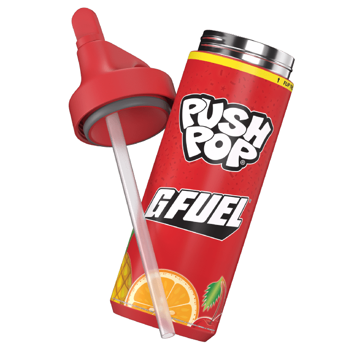 G FUEL| Power Up! Push Pop Collector's Box Tub (Collectors Box) 