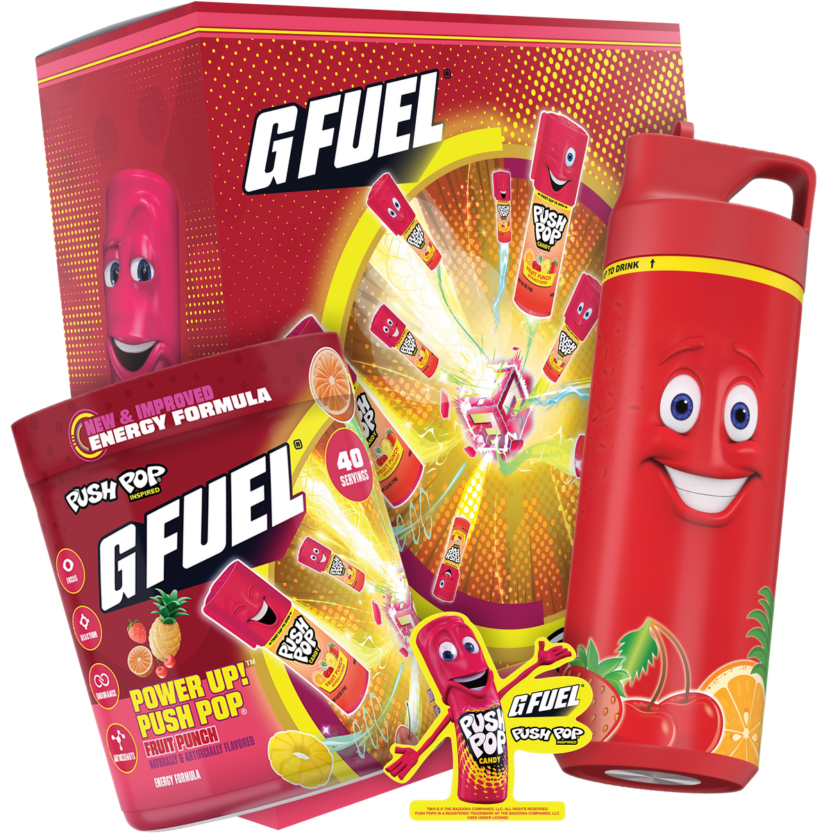 Power Up! Push Pop Collector's Box