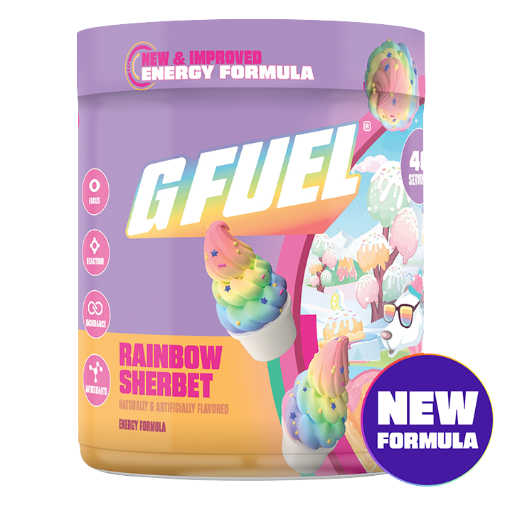G FUEL| Rainbow Sherbet 2.0 Tub 