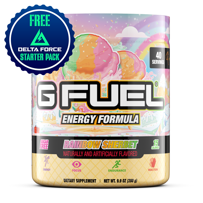 G FUEL| Rainbow Sherbet Tub 