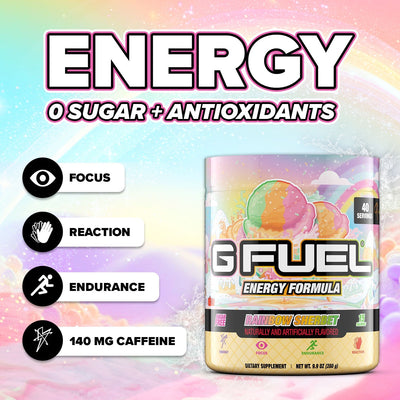 G FUEL| Rainbow Sherbet Tub 