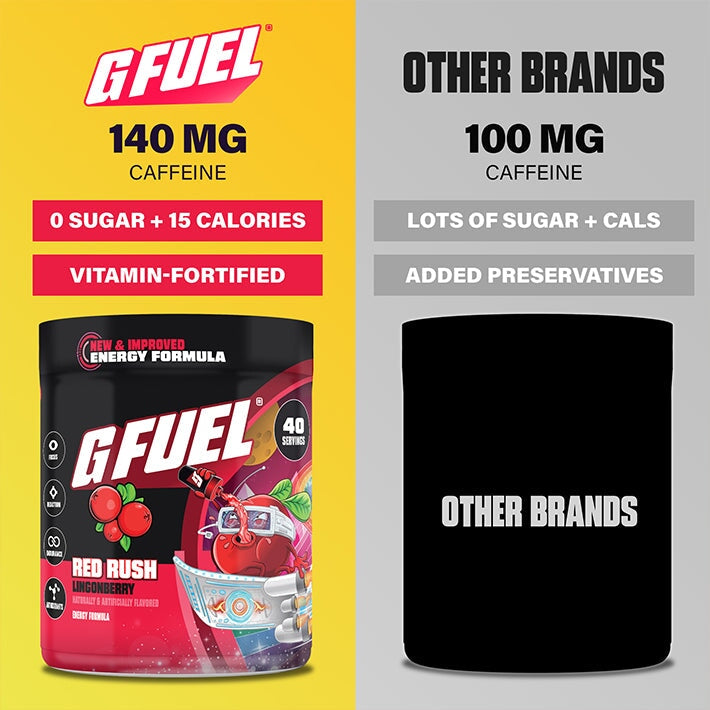G FUEL| Red Rush Tub 