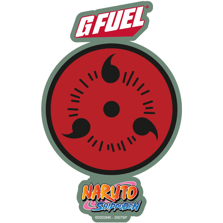 G FUEL| Sharingan Sticker Sticker 