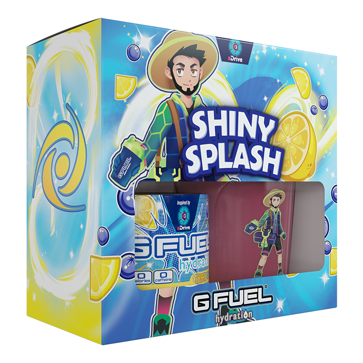 G FUEL| Shiny Splash Hydration Collector's Box Hydration Tub (Collectors Box) 